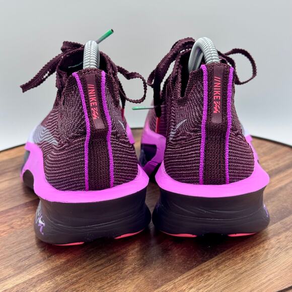 NIKE Air Zoom Alphafly Next% 3 Faith Kipyegon IB4201-600 Burgundy Women's 8.5 - Picture 4 of 10